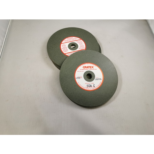 5″ × 1/4″ × 1/2″ - Resin Bonded Rubber Wheel (Coarse Grit)