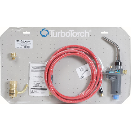 TURBOTORCH EXTREME SELF LIGHTING TORCHES, TXK504 Torch Kit Swirl, MAP-Pro/LP Gas