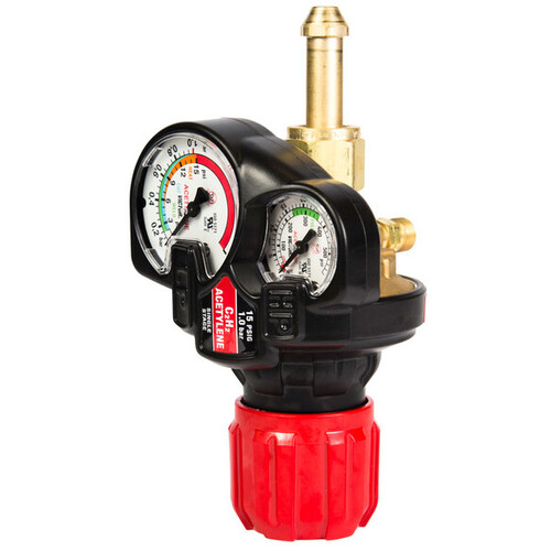 ‎Victor Model ESS42-15-300 EDGE Series 2.0 Heavy Duty/High Capacity Acetylene Single Stage Regulator, CGA-300