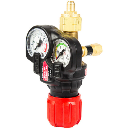 ‎Victor Model ESS32-60-350 EDGE Series 2.0 Heavy Duty/Medium Capacity Hydrogen Single Stage Regulator, CGA-350
