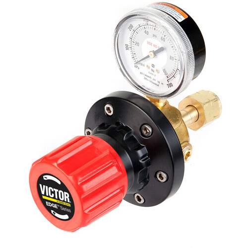 ‎Victor Model EST4-80-025R EDGE Heavy Duty Hydrogen, Methane, Natural Gas And LP GAS Two Stage Pipeline/Station Regulator, CGA-025