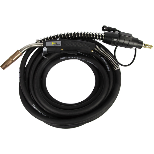 ‎Tweco Weldskill 400 Amp WM400 .035″ - .045″ Air Cooled MIG Gun - 12' Cable/Tweco Style Connector