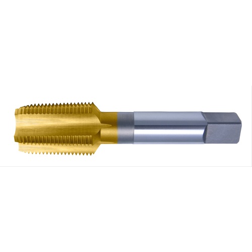 ‎1/8-27 NPTF 4 Flute HSS Medium Hook Taper CNC Extra Length Taper Pipe Tap- TiN