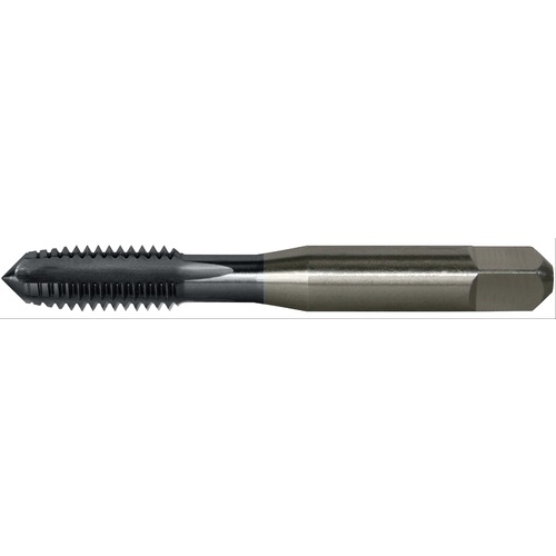 ‎#10-24 UNC 4 Flute H3 Plug HSS Standard Straight Flute Hand Tap- TiCN