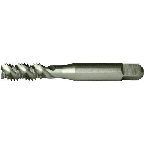 ‎1/4-28 UNF 3 Flute H3 Bottoming HSS High Helix Spiral Flute Tap- Bright