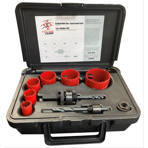 9PC PLUMBER'S KIT FLEAM