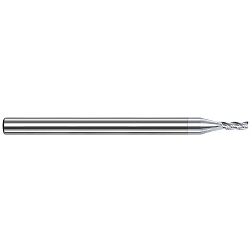 ‎3 Flute - 1.000 mm Cutter DIA × 1.500 mm LOC  - TiB2 Coated Variable Helix End Mills for Aluminum Alloys - Square