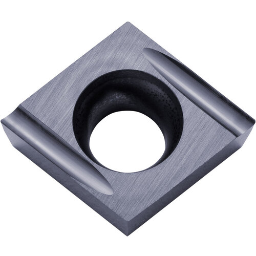 CCGT 21502 U PR930, 0.004″ Corner Radius, 3/32″ Thick, 1/4″ Inscribed Circle, TiCN, 80 Degree Diamond, Turning Indexable Insert