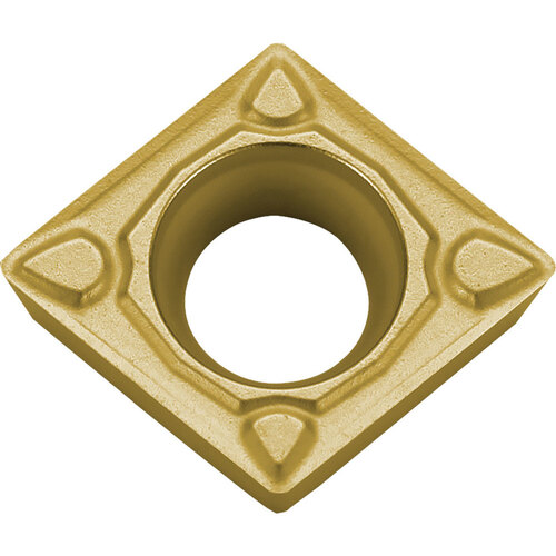 CCMT 3252 MQ CA6515, 1/32″ Corner Radius, 5/32″ Thick, 3/8″ Inscribed Circle, TiCnulll2O3/TiN, Diamond, Turning Indexable Insert