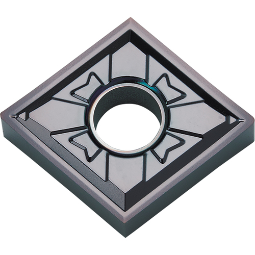 CNGG 4305 MFP-SK PR1225, 0.0079″ Corner Radius, 3/16″ Thick, 1/2″ Inscribed Circle, MEGACOAT, Diamond, Turning Indexable Insert