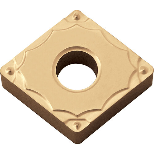 CNMG 432 GP CA510, 1/32″ Corner Radius, 3/16″ Thick, 1/2″ Inscribed Circle, TiCl2O3/TiN, 80 Degree Diamond, Turning Indexable Insert