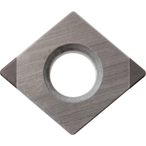 CPGB 322 MET KBN05M, 1/32″ Corner Radius, 1/8″ Thick, 3/8″ Inscribed Circle, MEGACOAT, Diamond, Turning Indexable Insert