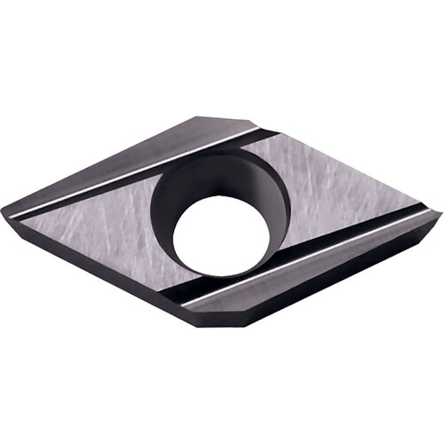 DCET 21502 J PR1725, 0.004″ Corner Radius, 3/32″ Thick, 1/4″ Inscribed Circle, MEGACOAT NANO PLUS, 55 Degree Diamond, Turning Indexable Insert