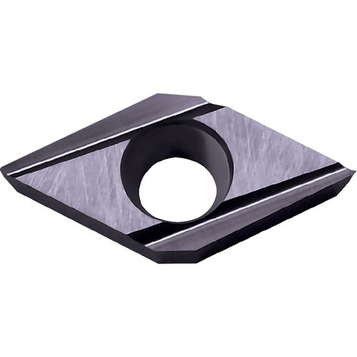 DCGT 32505 J PR1225, 0.008″ Corner Radius, 5/32″ Thick, 3/8″ Inscribed Circle, MEGACOAT, 55 Degree Diamond, Turning Indexable Insert