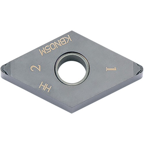 DNGM 431 HH KBN05M, 1/64″ Corner Radius, 3/16″ Thick, 1/2″ Inscribed Circle, MEGACOAT, 55 Degree Diamond, Turning Indexable Insert