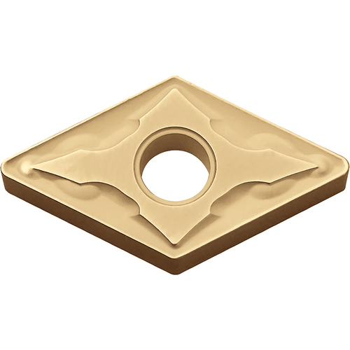 DNMG 432 GS CA515, 1/32″ Corner Radius, 3/16″ Thick, 1/2″ Inscribed Circle, TiCnulll2O3/TiN, Diamond, Turning Indexable Insert