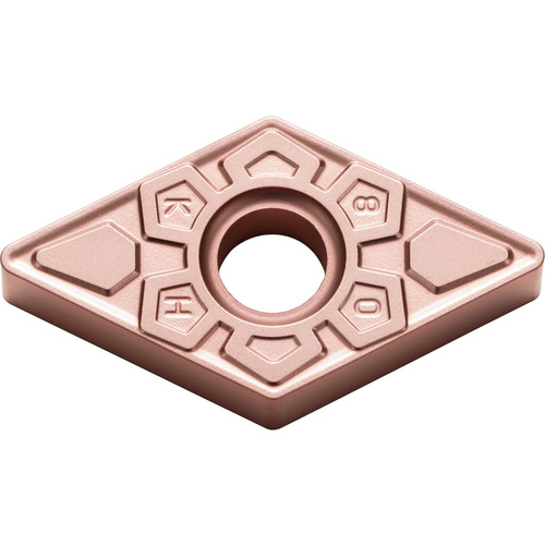 DNMG 443 KH CA320, 3/64″ Corner Radius, 1/4″ Thick, 1/2″ Inscribed Circle, TiCnulll2O3/Ti, Diamond, Turning Indexable Insert
