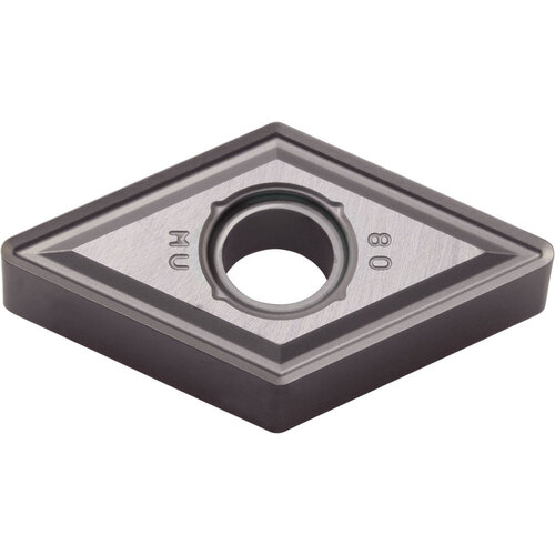 DNMG 431 MU PR1535, 1/64″ Corner Radius, 3/16″ Thick, 1/2″ Inscribed Circle, MEGACOAT NANO, Diamond, Turning Indexable Insert
