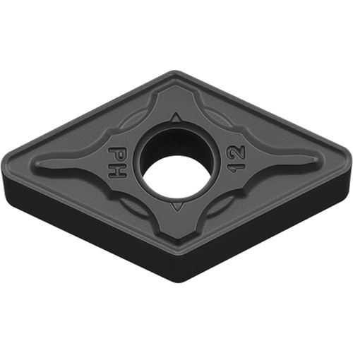 DNMG 432 PH CA4515, 1/32″ Corner Radius, 3/16″ Thick, 1/2″ Inscribed Circle, TiCl2O3, 55 Degree Diamond, Turning Indexable Insert