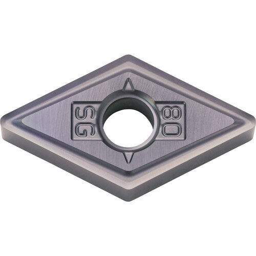 DNMG 432 SG PR1535, 1/32″ Corner Radius, 3/16″ Thick, 1/2″ Inscribed Circle, MEGACOAT NANO, 55 Degree Diamond, Turning Indexable Insert