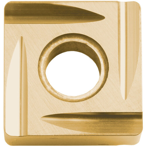 SNMG 431 C PV710, 1/64″ Corner Radius, 3/16″ Thick, 1/2″ Inscribed Circle, TiCN (MEGACOAT NANO), Square, Turning Indexable Insert