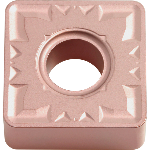 SNMG 433 ZS CA320, 3/64″ Corner Radius, 3/16″ Thick, 1/2″ Inscribed Circle, TiCnulll2O3/Ti, Square, Turning Indexable Insert