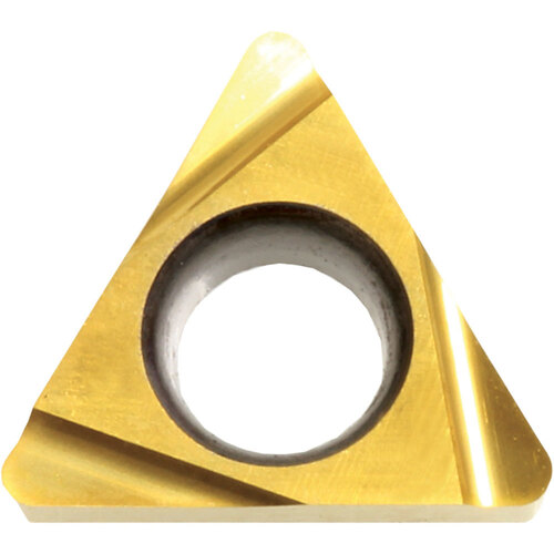 TBGT 1211 PV720, 1/64″ Corner Radius, 1/16″ Thick, 5/32″ Inscribed Circle, TiCN (MEGACOAT NANO), 60 Degree Triangle, Turning Indexable Insert