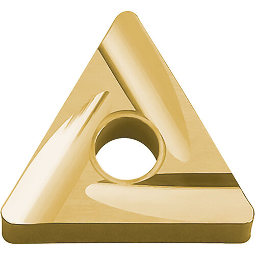 TNGG 331 25R PV720, 1/64″ Corner Radius, 3/16″ Thick, 3/8″ Inscribed Circle, TiCN (MEGACOAT NANO), Triangle, Turning Indexable Insert