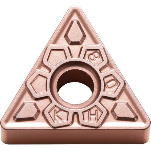 TNMG 332 KH CA320, 1/32″ Corner Radius, 3/16″ Thick, 3/8″ Inscribed Circle, TiCnulll2O3/Ti, Triangle, Turning Indexable Insert
