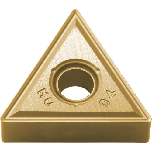TNMG 331 MU CA6515, 1/64″ Corner Radius, 3/16″ Thick, 3/8″ Inscribed Circle, TiCnulll2O3/TiN, Triangle, Turning Indexable Insert