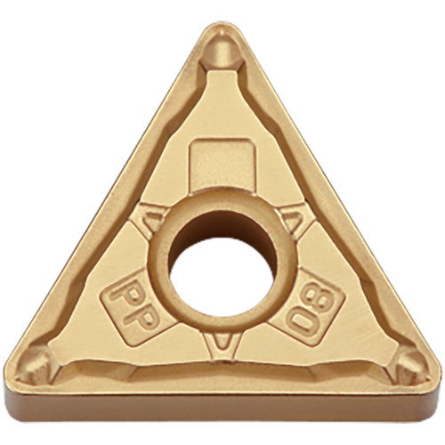 TNMG 332 PP CA525, 1/32″ Corner Radius, 3/16″ Thick, 3/8″ Inscribed Circle, TiCnulll2O3/TiN, Triangle, Turning Indexable Insert