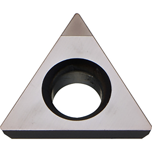 TPGB 181505 KBN525, 0.008″ Corner Radius, 3/32″ Thick, 7/32″ Inscribed Circle, 60 Degree Triangle, Turning Indexable Insert