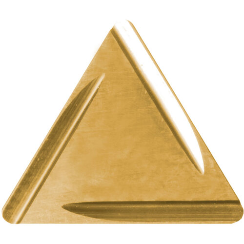 TPGR 2205 A PV720, 0.0079″ Corner Radius, 1/8″ Thick, 1/4″ Inscribed Circle, TiCN (MEGACOAT NANO), Triangle, Turning Indexable Insert
