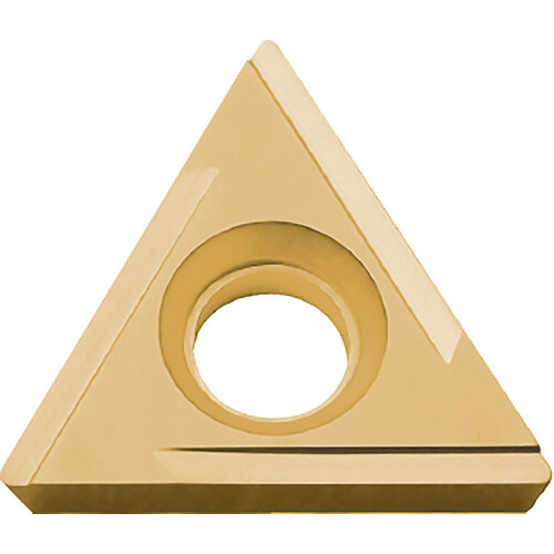 TPGT 3305 H PV720, 0.008″ Corner Radius, 3/16″ Thick, 3/8″ Inscribed Circle, TiCN (MEGACOAT NANO), 60 Degree Triangle, Turning Indexable Insert