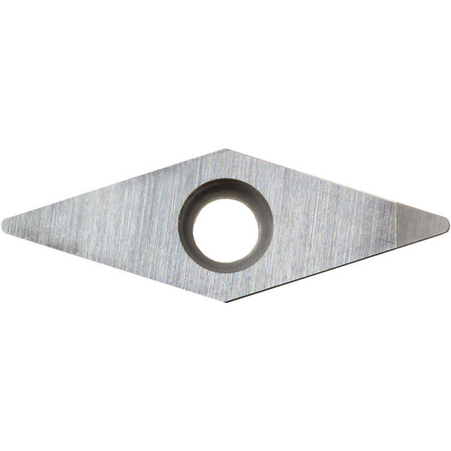 VBGW 221 SET KBN525, 1/64″ Corner Radius, 1/8″ Thick, 1/4″ Inscribed Circle, Diamond, Turning Indexable Insert