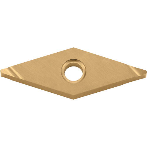 VNGG 331 S PV730, 1/64″ Corner Radius, 3/16″ Thick, 3/8″ Inscribed Circle, TiAlN/TiN, 35 Degree Diamond, Turning Indexable Insert
