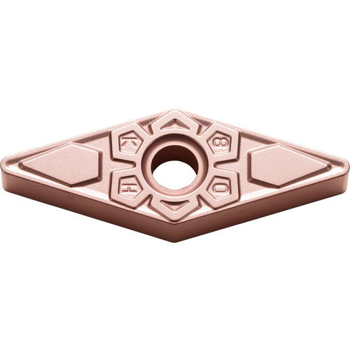 VNMG 333 KH CA320, 3/64″ Corner Radius, 3/16″ Thick, 3/8″ Inscribed Circle, TiCnulll2O3/Ti, Diamond, Turning Indexable Insert