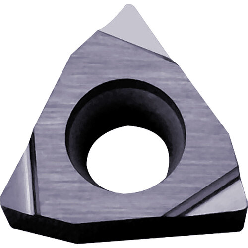WBET 12102 F PR1705, 0.004″ Corner Radius, 1/16″ Thick, 5/32″ Inscribed Circle, MEGACOAT NANO PLUS, 80 Degree Trigon, Turning Indexable Insert
