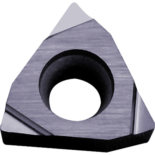 WBET 12102 F PR1725, 0.004″ Corner Radius, 1/16″ Thick, 5/32″ Inscribed Circle, MEGACOAT NANO PLUS, 80 Degree Trigon, Turning Indexable Insert