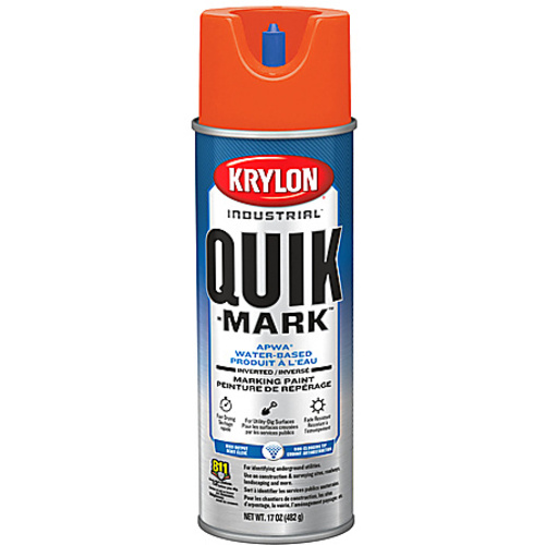 Striping & Marking Paint 20oz Utility Orange Krylon Color Utility Orange Size 20 oz