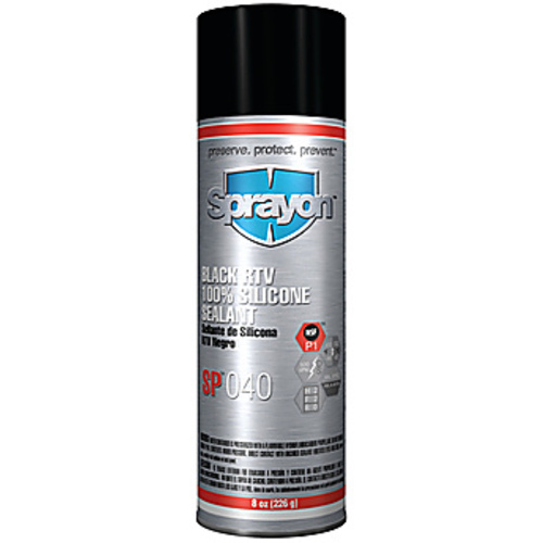 Caulks and Sealants SP040 BLACK RTV SILICONE Krylon Type Sealants Color Black Container Size 8 oz