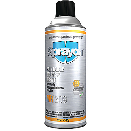 Mold-Release Lubricants & Cleaners RLS AGNT 309 PAINTBL 12OZ Krylon Type Mold Release Container Size 12 oz