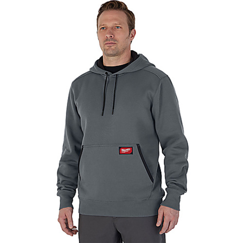 MID PULLOVER HOODIE GRY L