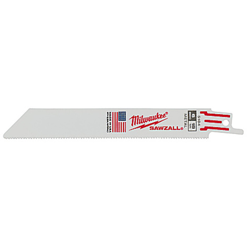 6″ 18 TPI SAWZALL Blades (10 Pk Bulk)