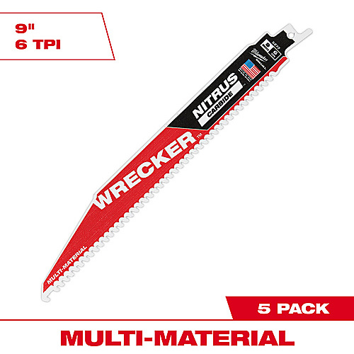 9″ THE WRECKER CARB 5PK