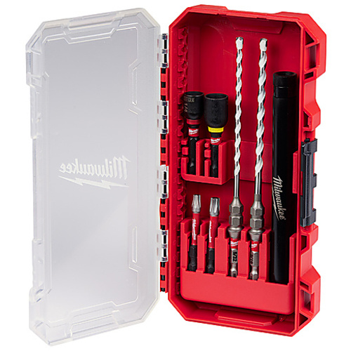 30 PC SHOCKWAVE RED HELIX Titanium Drill Bit Set