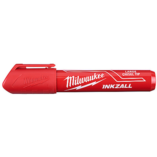 INKZALL LG CHISEL TIP RED