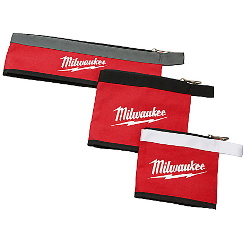3PC MULTI ZIPPER POUCHES