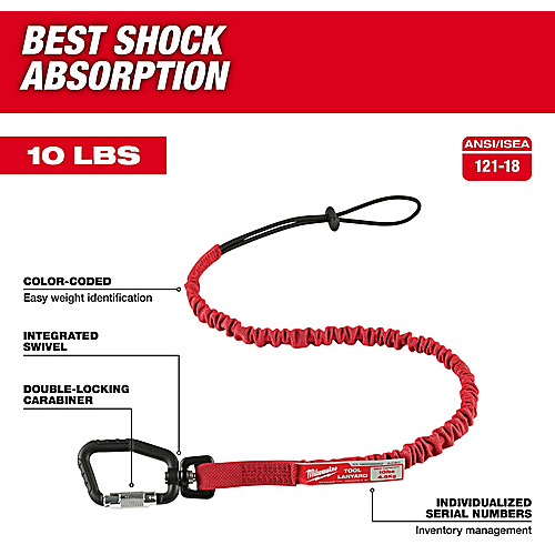 10LB LOCKING TOOL LANYARD