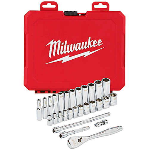 1/4DR 28PC RATCHET SET MM